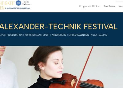 SEPTEMBER 2+3: 3rd Alexander-Technique Festival